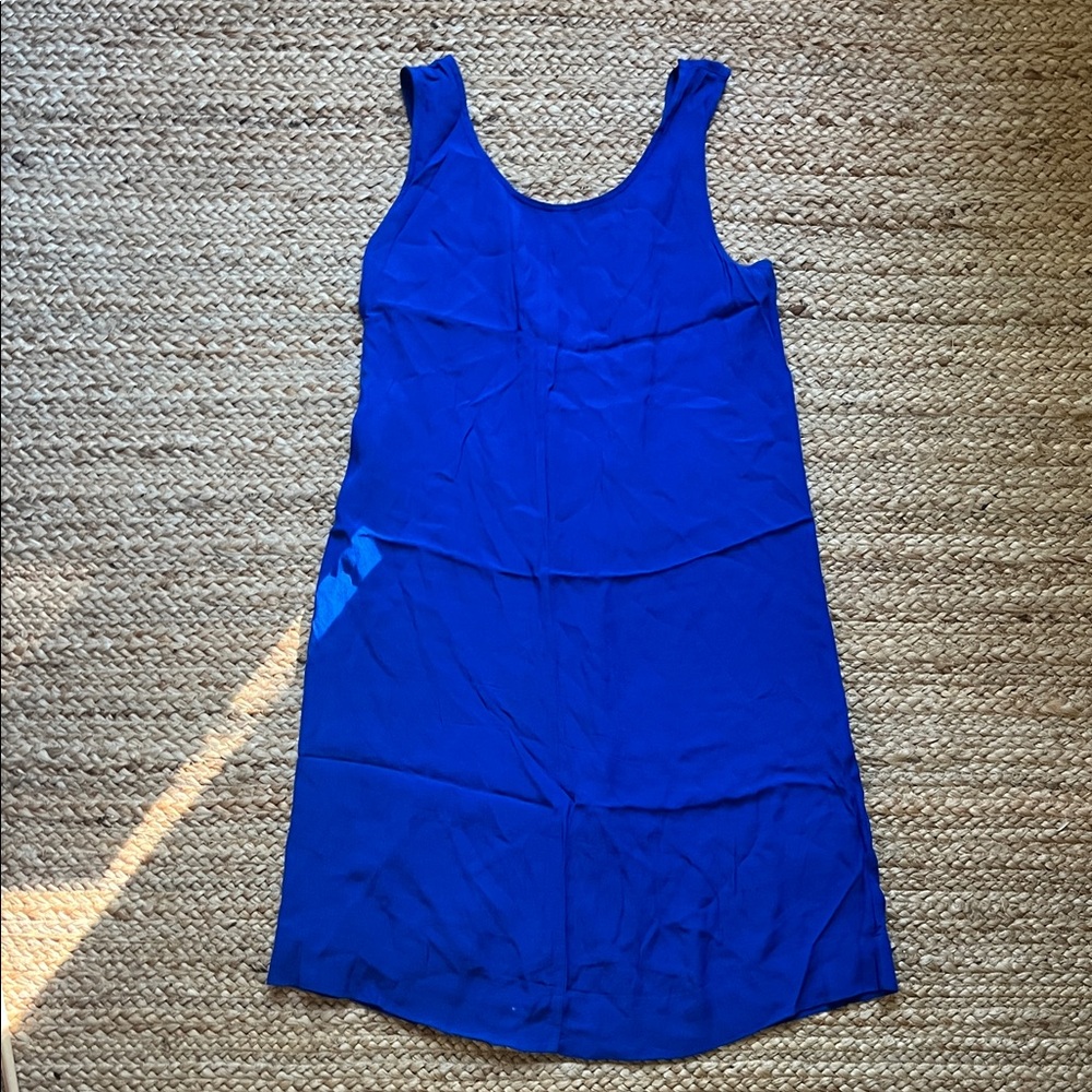 Vibrant Blue Sleeveless Dress